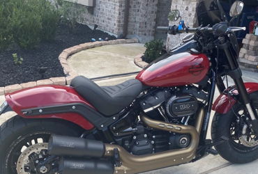 2021 HARLEY-DAVIDSON FXFBS FAT BOB 114 ABS motorcycle for rent near Fulshear, TX