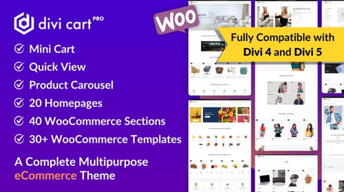WooCommerce Theme - Divi Cart Pro