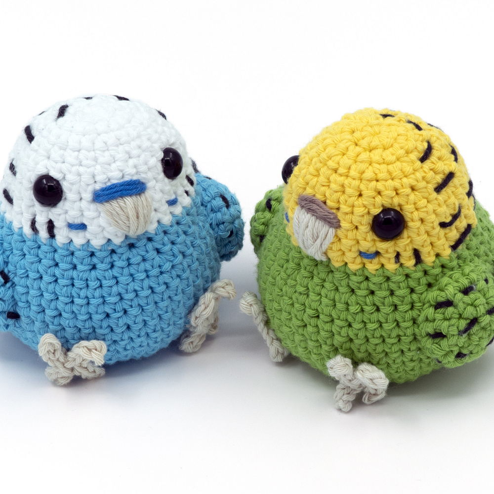 Periquito amigurumi