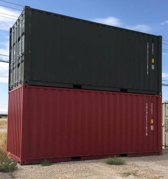 20 ft Shipping Container with open door