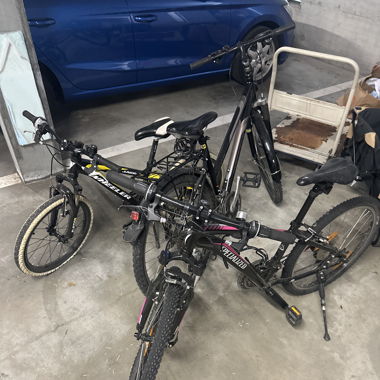 3 vélos 