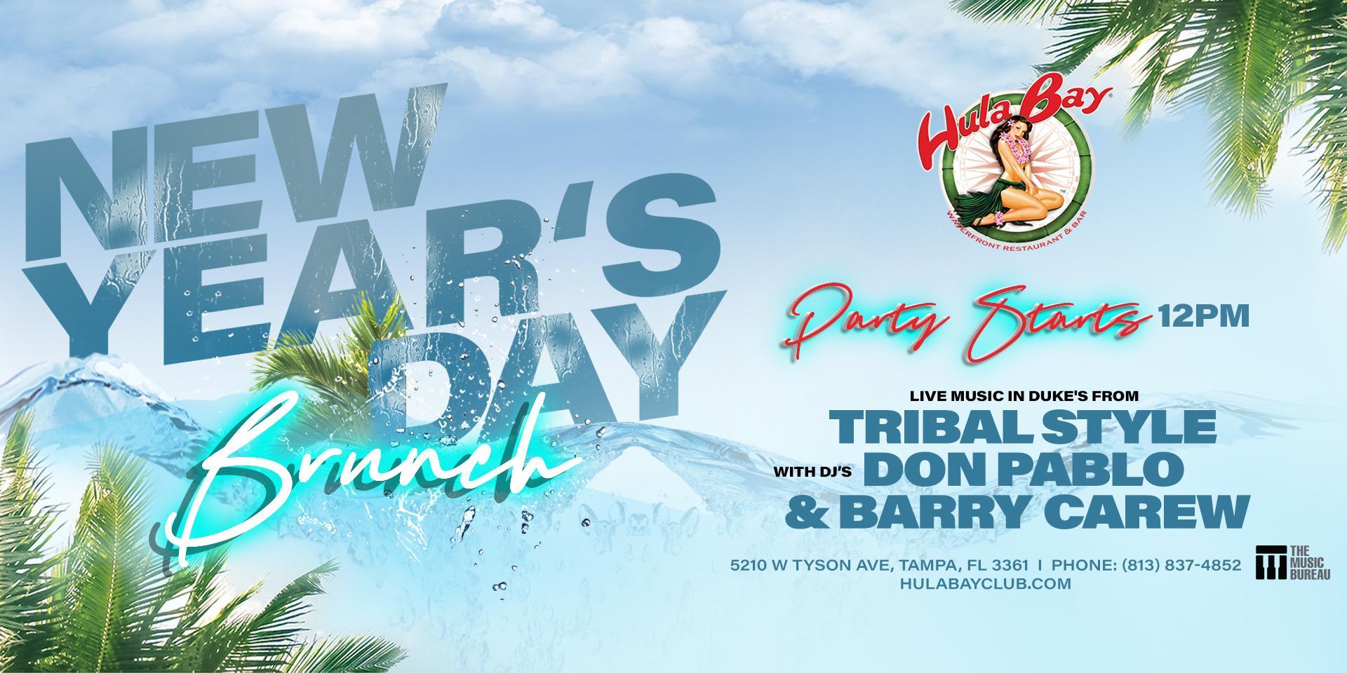 Hula Bay New Year's Day Brunch Party  promotional image