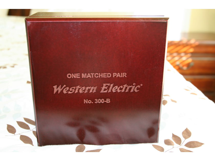 BRAND NEW WESTERN ELECTRIC 300B 300B NEVER OPEN