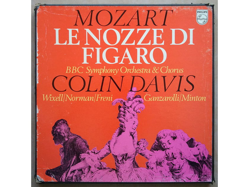 PHILIPS | DAVIS/MOZART - Le nozze di Figaro (The Marriage of Figaro) / 4-LP box set / NM