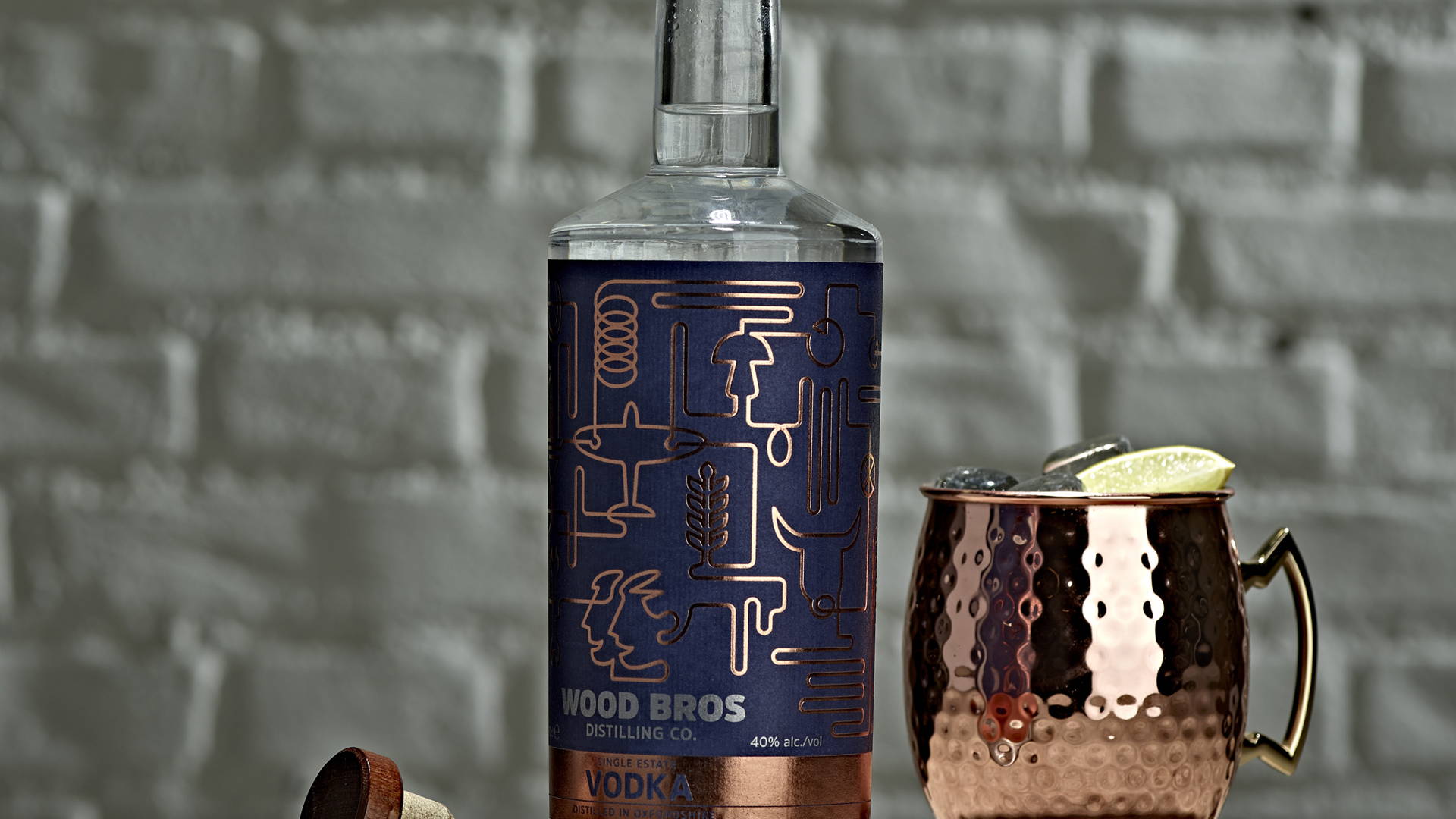 Featured image for Wood Brothers Vodka Comes With Beautiful Rose Gold Details