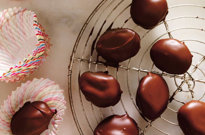 Chocolate-Covered Apricots