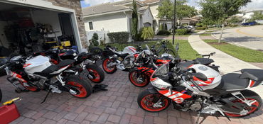 2026 APRILIA TUONO 660 FACTORY motorcycle for rent near Coral Springs, FL