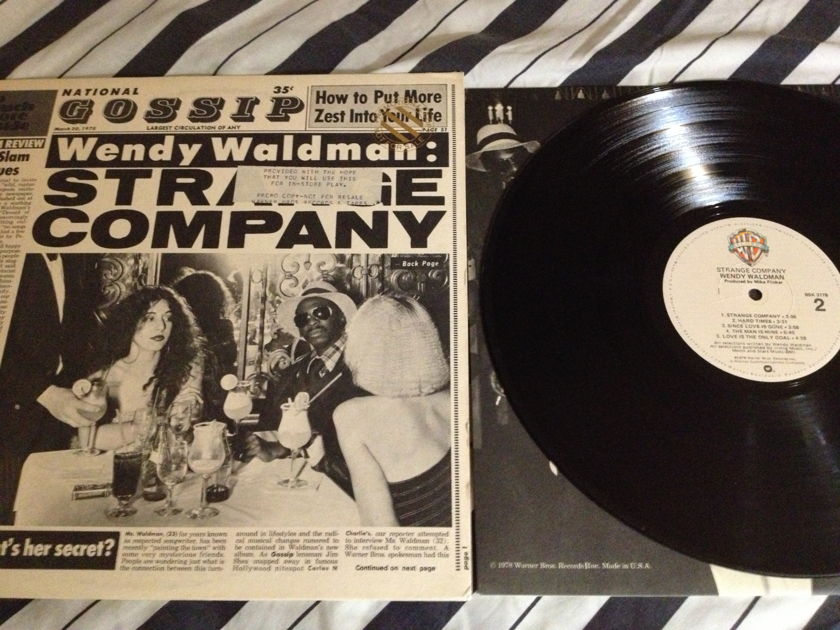 Wendy Waldman - Strange Company Warner Brothers Records Vinyl LP NM