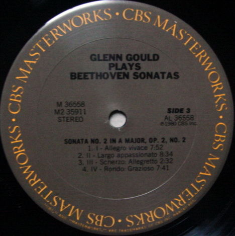 CBS Digital / GLENN GOULD, - Beethoven Piano Sonatas, M...