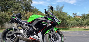 2022 KAWASAKI NINJA 650 KRT EDITION motorcycle for rent near Austin, TX