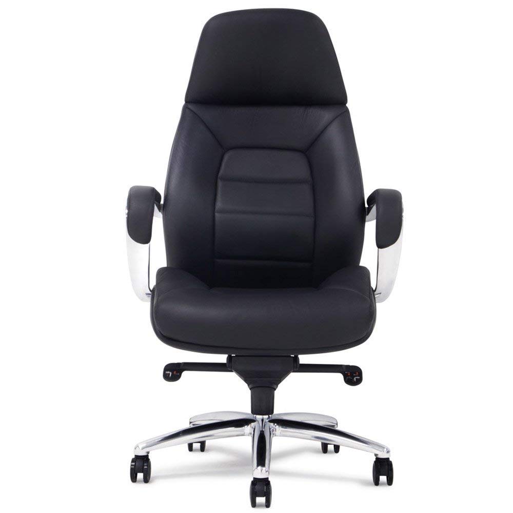 Zuri Furniture Gates Genuine Leather Executive Office Chair vs