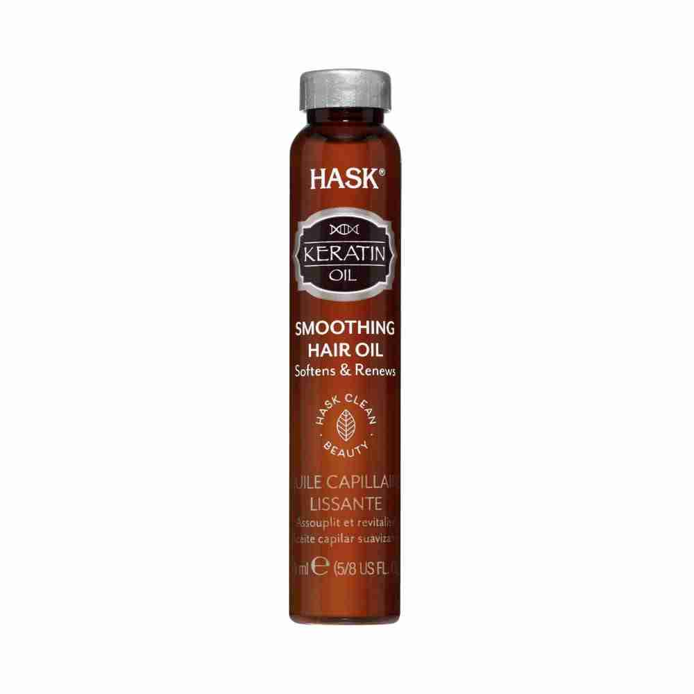 Hask Keratin Oil Smoothing Hair Oil Vial 18Ml