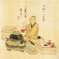 Japanese brewing matcha tea
