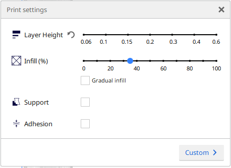 Cura Beginners Settings