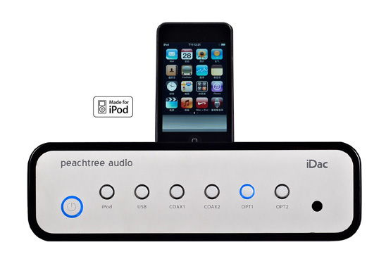 iDAC, shown w iPod (not inc)