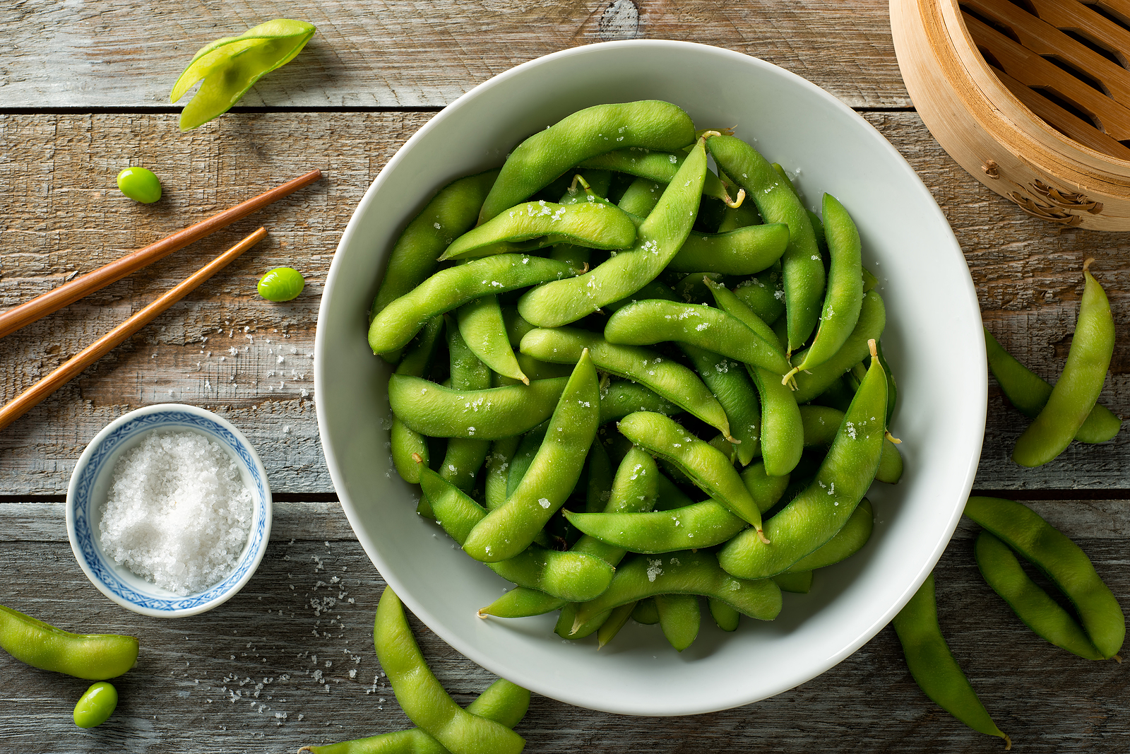 Edamame (Soybeans) With Sea Salt