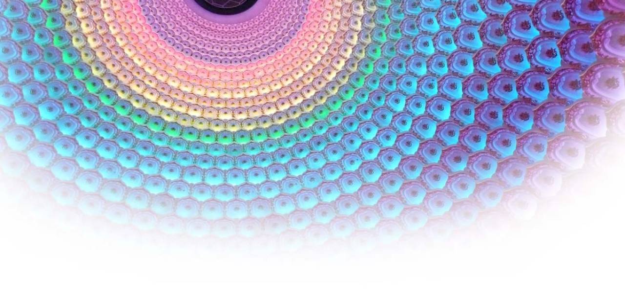 LED Spirale mehrfarbig
