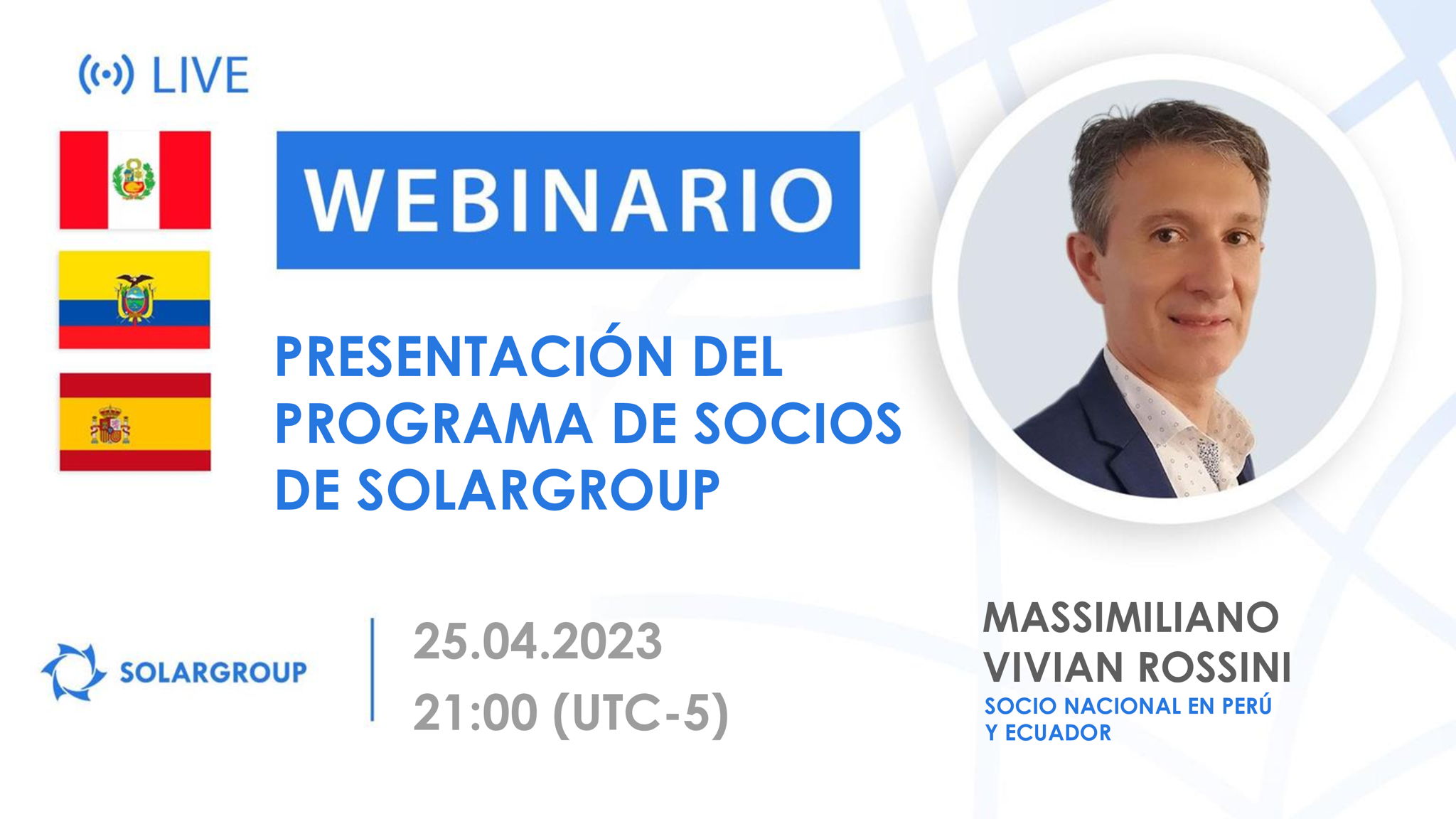 Peru. Presentación del programa de socios de SOLARGROUP