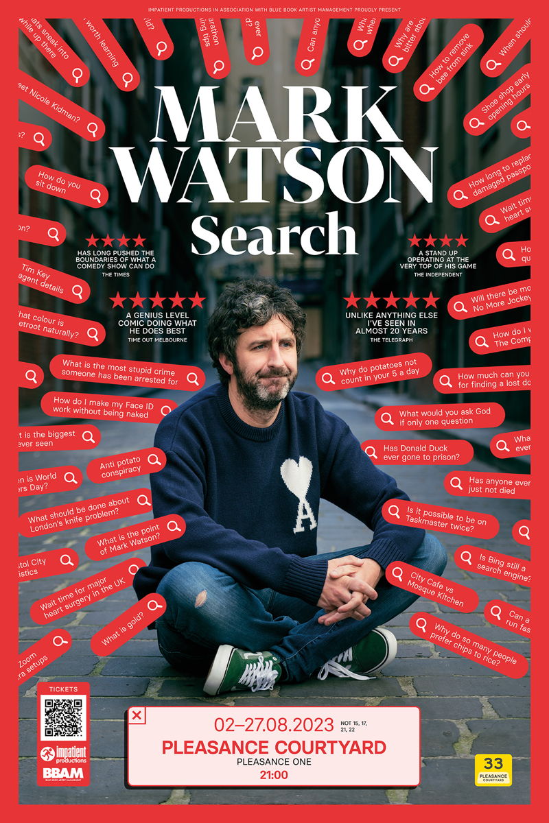 The poster for Mark Watson: Search