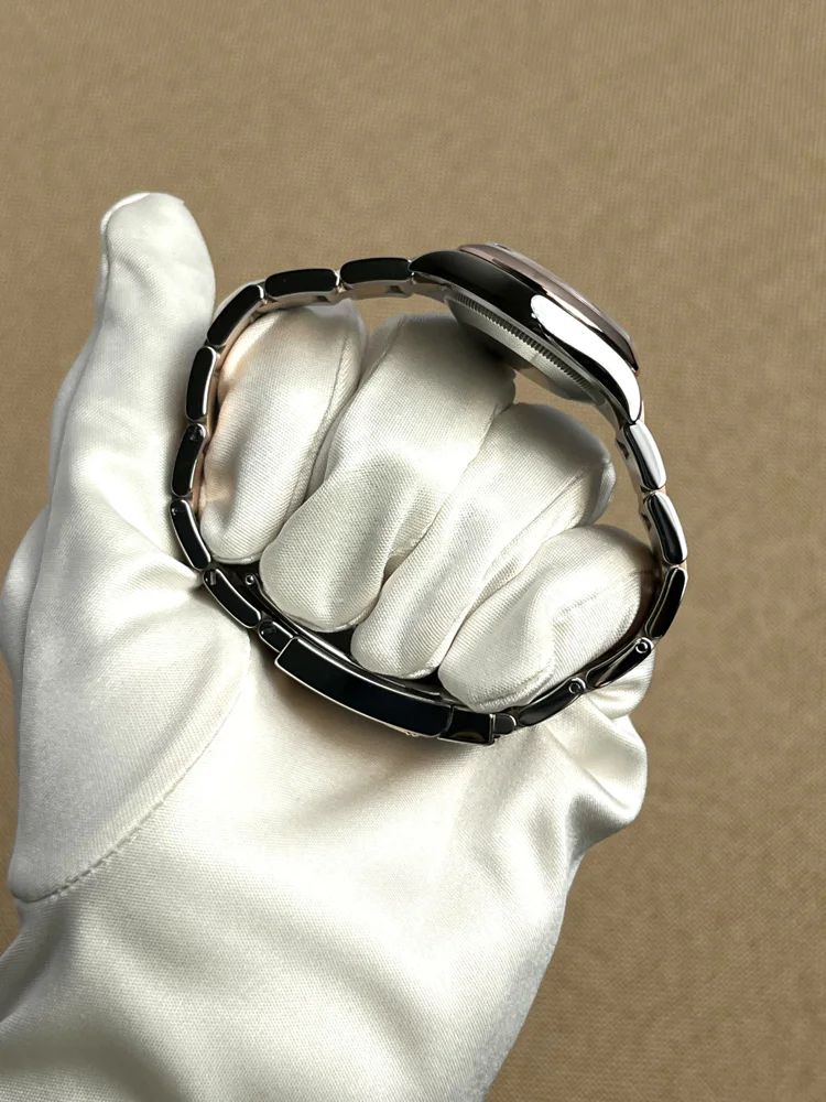 MoP Dial with Diamonds Oyster Bracelet Box and Papers 2024, image 3