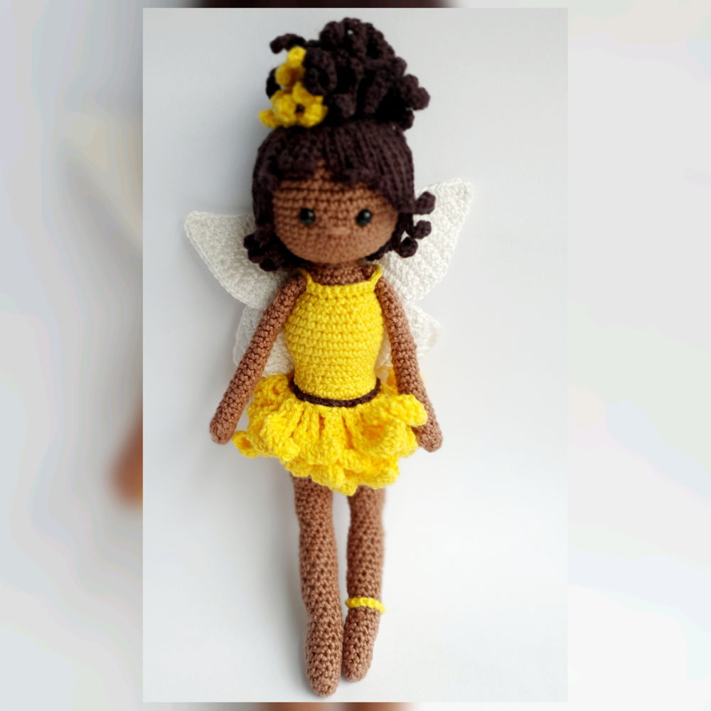 Amigurum -i Zonnebloemelfje Zoë