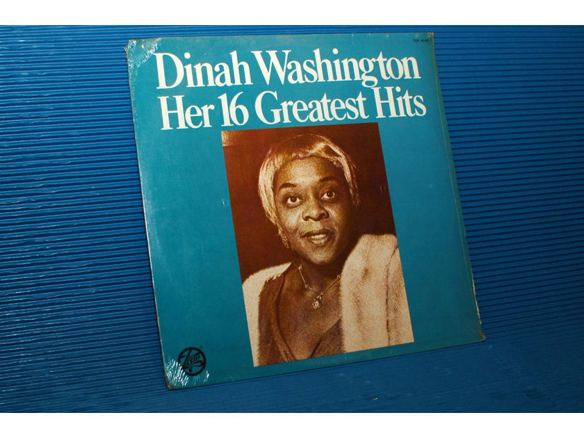 DINAH WASHINGTON -  - "Her 16 Greatest Hits" -  Trip 1978 Sealed