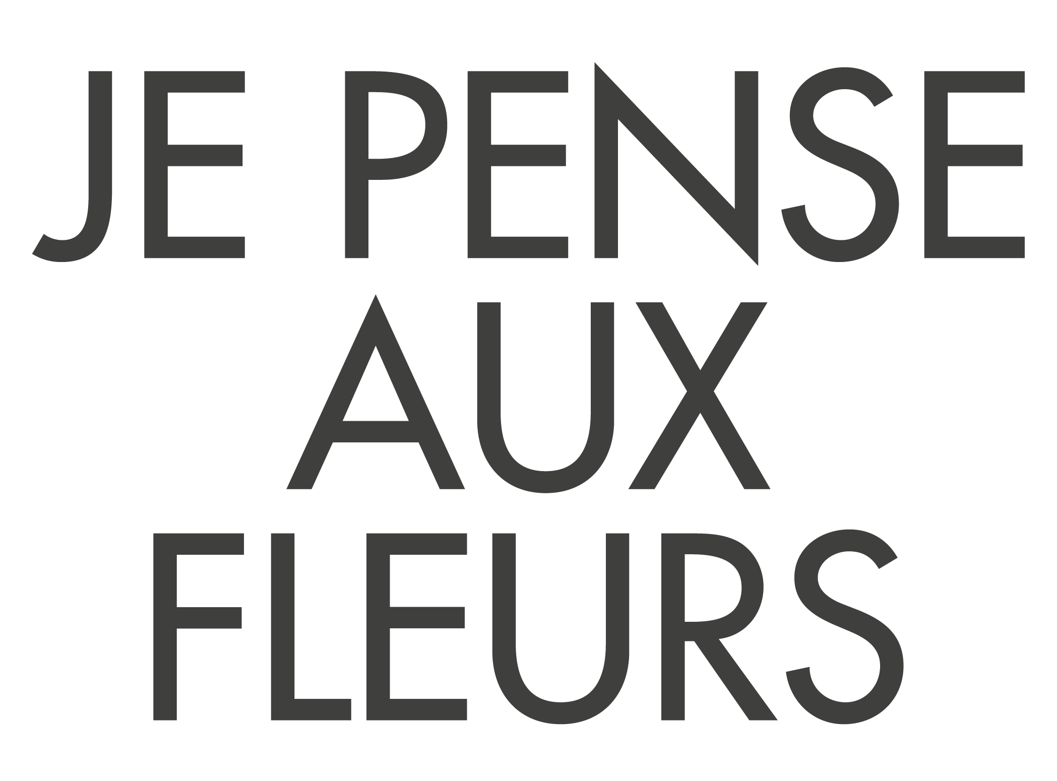 Logo JE PENSE AUX FLEURS