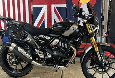 2024 TRIUMPH SCRAMBLER 400 X motorcycle for rent near Colorado Springs, CO