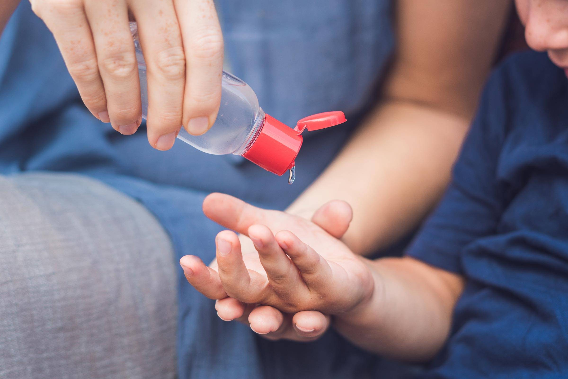 Parents use sanitizers for almost everything - including giving it to their kids 