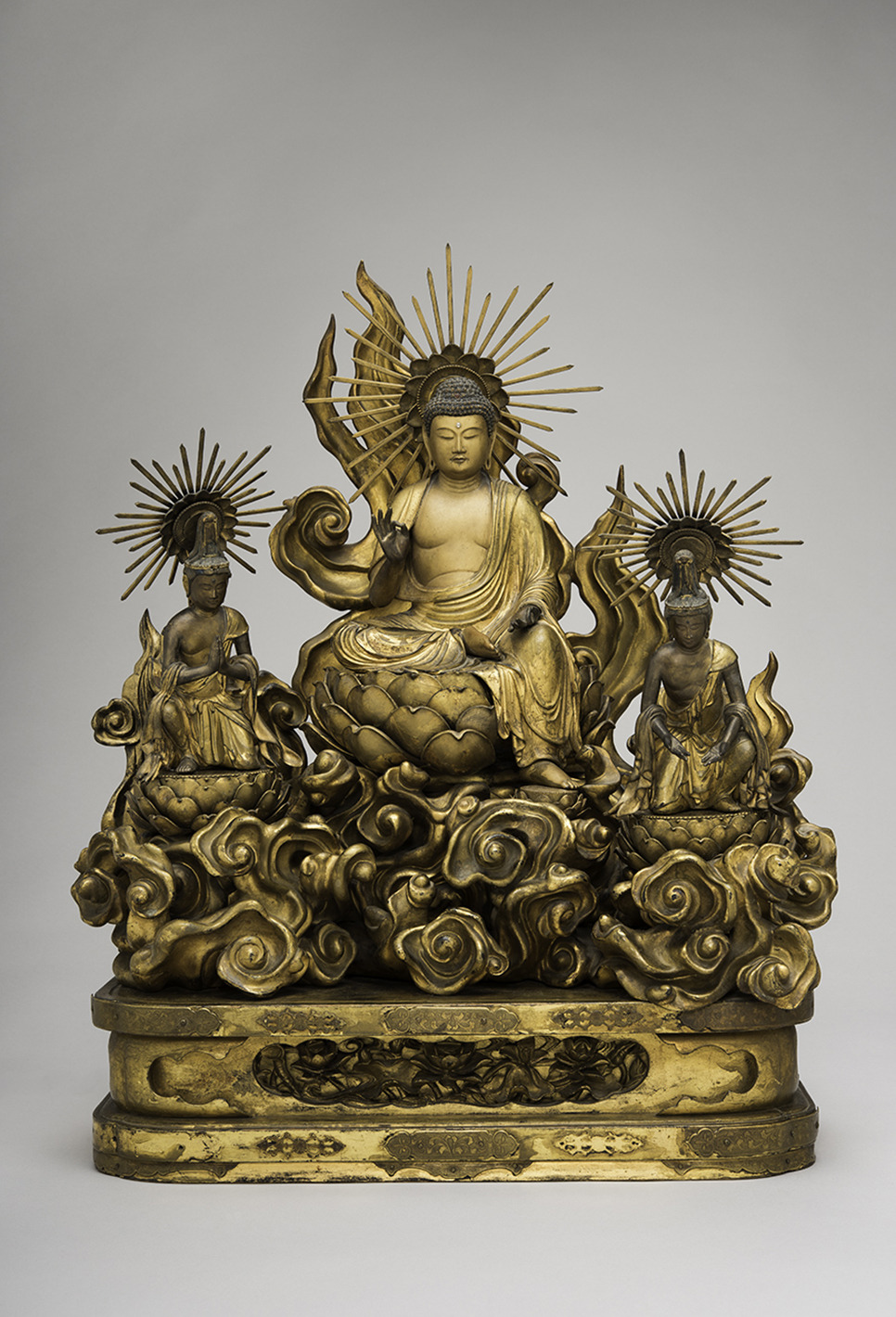 Amida Buddha with Attending Bodhisattvas