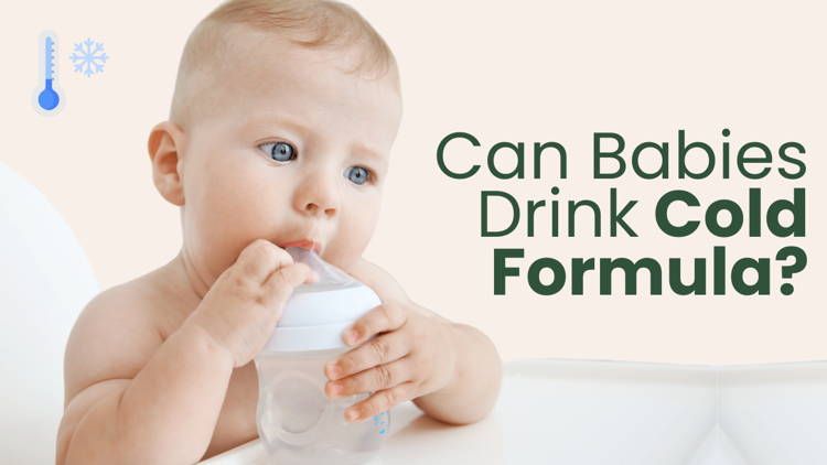 Feed baby sale cold formula