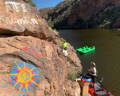 How to remove graffiti from national parks, natural settings, rocks, stones, and more..