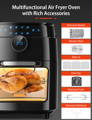 MOOSOO MA50 12.7 Quart 8-In-1 Oven Air Fryer with Central Control Dial