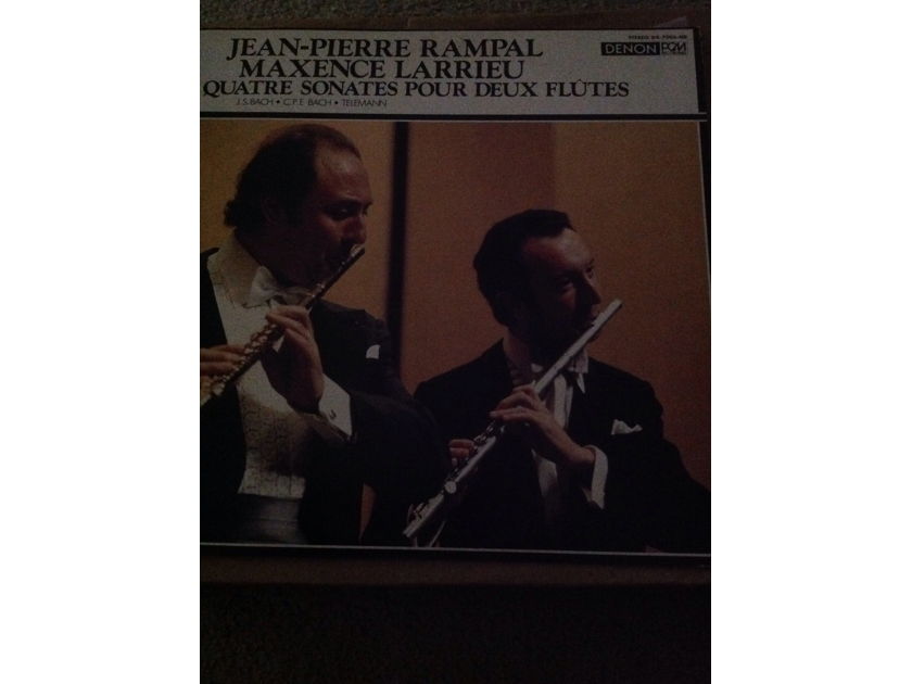 Jean-Pierre Rampal - Quarte Sonates Pour Deux Flutes Denon Records Japan PCM Digital Vinyl LP NM