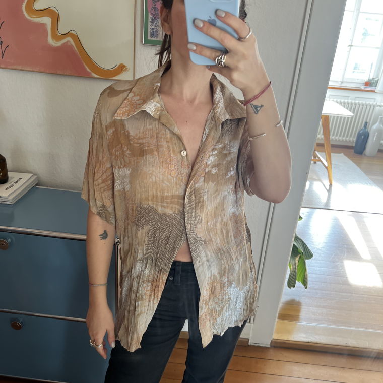 Original 90ies blouse in an abstract print