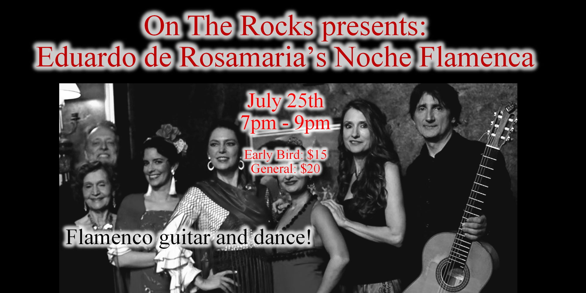 Noche Flamenca at On The Rocks promotional image