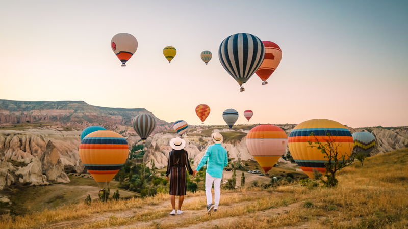 Balloon over Cappadocia, Turkey 