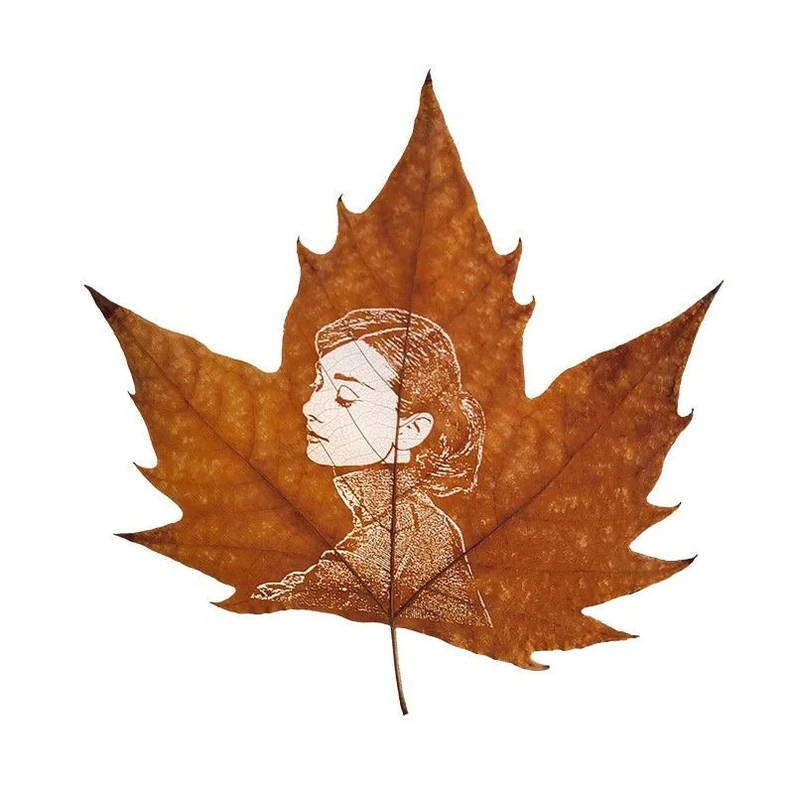 Ideas de grabado láser para el arte del tallado de hojas 09