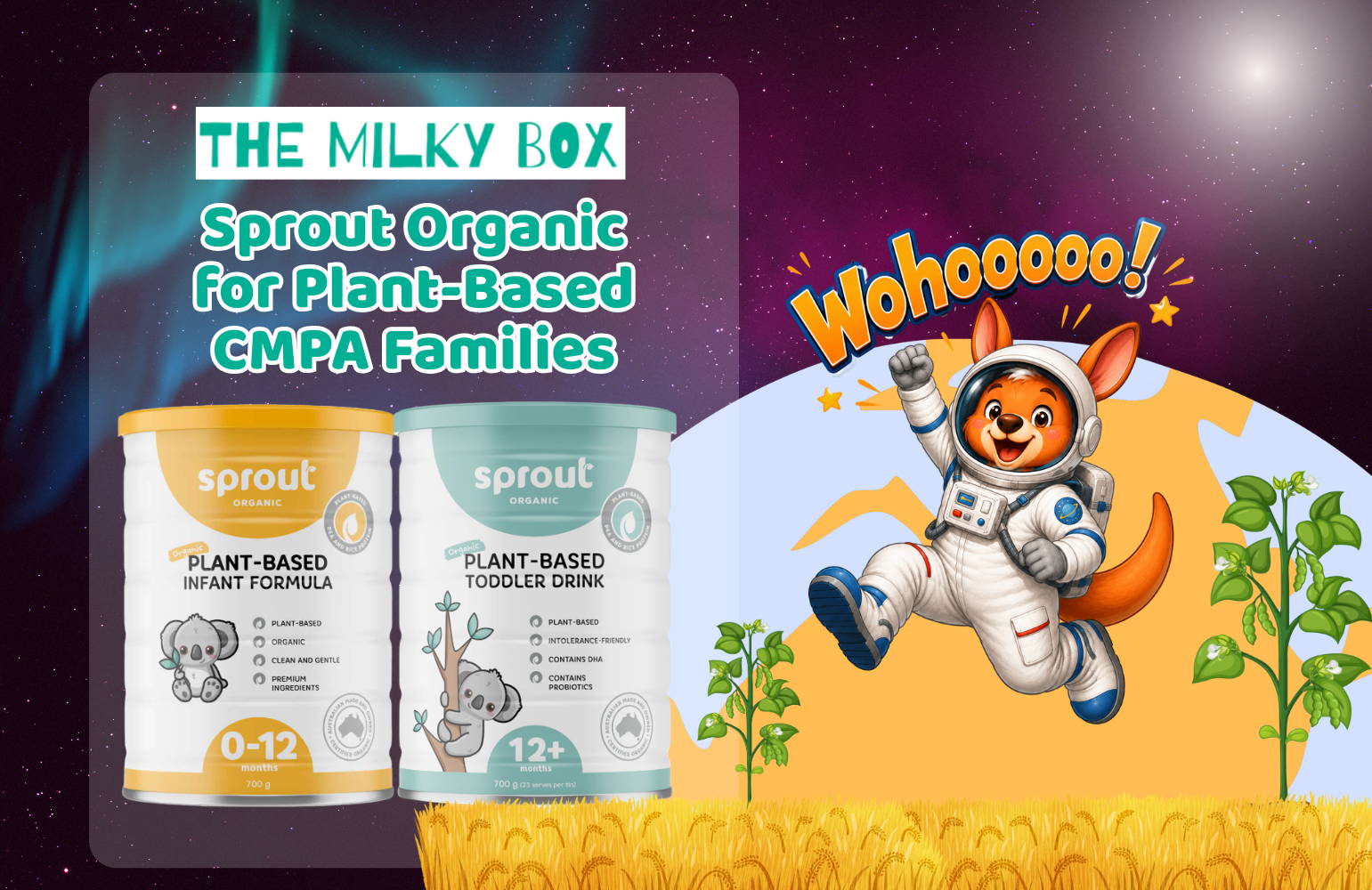 Sprout Organic for Plant-Based CMPA Families | The Milky Box