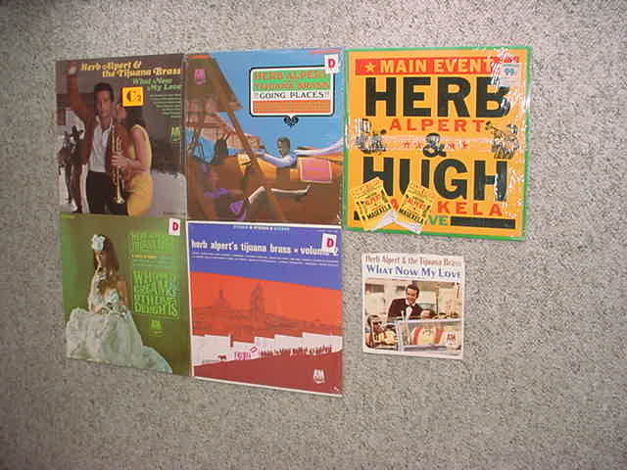 Herb Alpert lp record lot of 5 in shrink used - and 1 4...