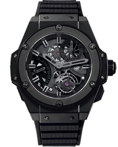 Hublot King Power Tourbillon GMT Black Ceramic