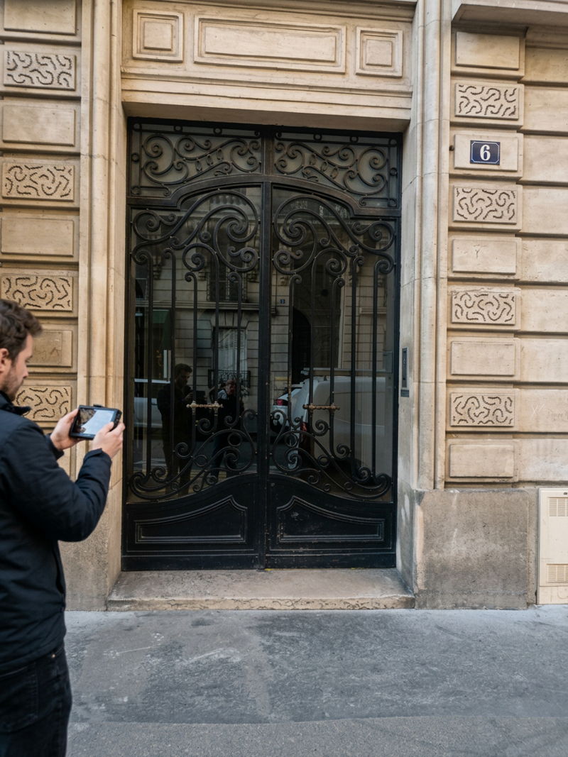Sécurisation d'une entrée d'immeuble à Paris