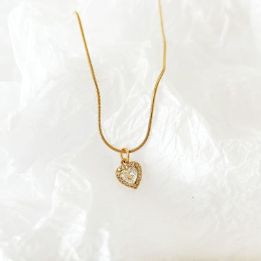 FROSTLUME - Heart Pendant Necklace 14k gold plated