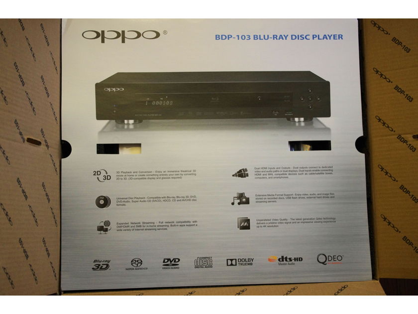 OPPO BDP-103 Universal 3D Blu-ray Player