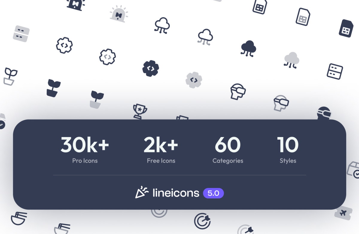 Free Line Icons for Designers and Developers - Lineicons