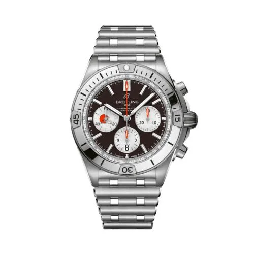 Chronomat B01 42 NFL Cleveland Browns / Rouleaux