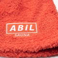 ABiL POCKETの刺繍ロゴのディテール。シンプルで映えるデザイン性の訴求カット