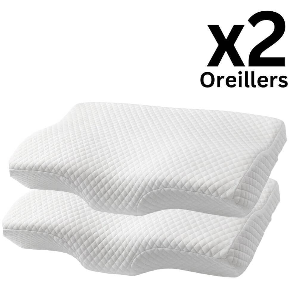 Oreiller Cervical Ergonomique, Oreiller Orthopedique Memoire de Forme