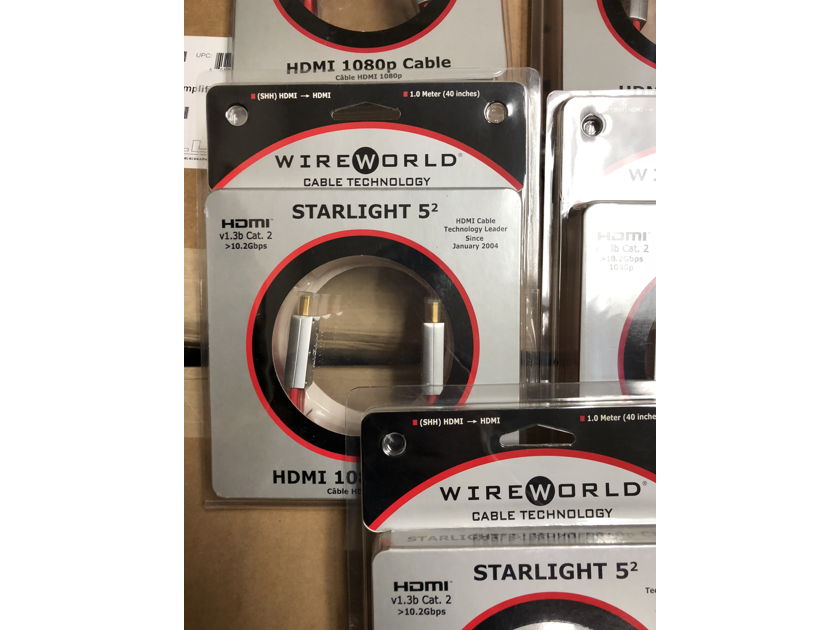 Wireworld Starlight 5.2 HDMI 1 meter Brand new!!!! 10 available $200 retail
