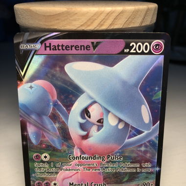 Pokemon Karte Hatterene V 200 HP Engl.